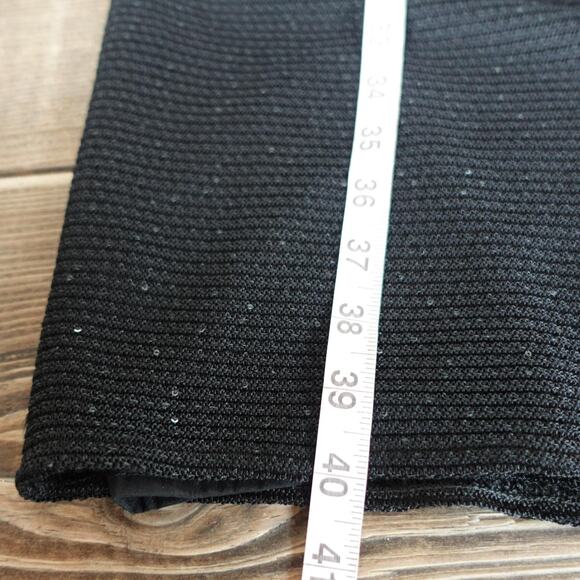 St John Dress Womens 6 Black Caviar Beaded Embellished Knit Cocktail NWT $1695 - Picture 10 of 12